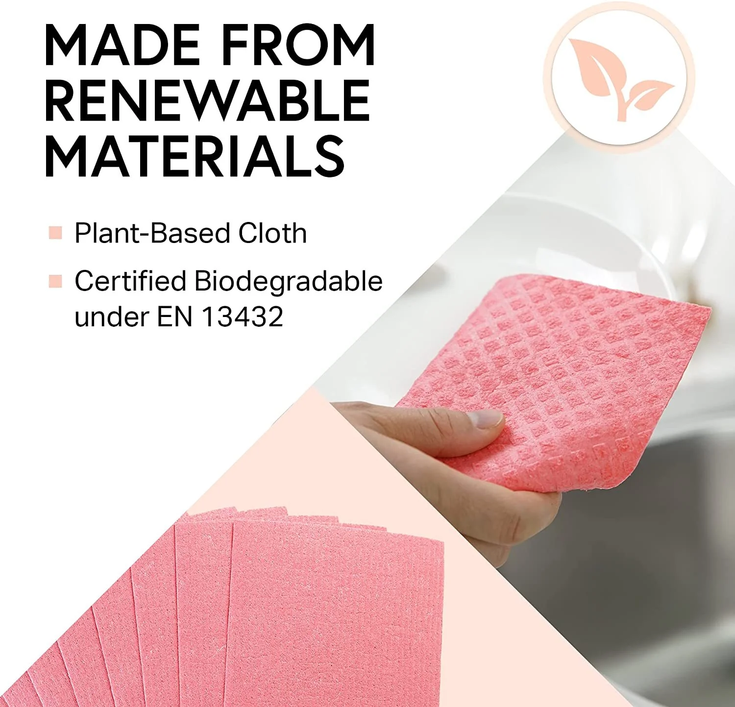 Eco-Friendly Swedish Dishcloth - Biodegradable Cleaning Cloth - Image 25