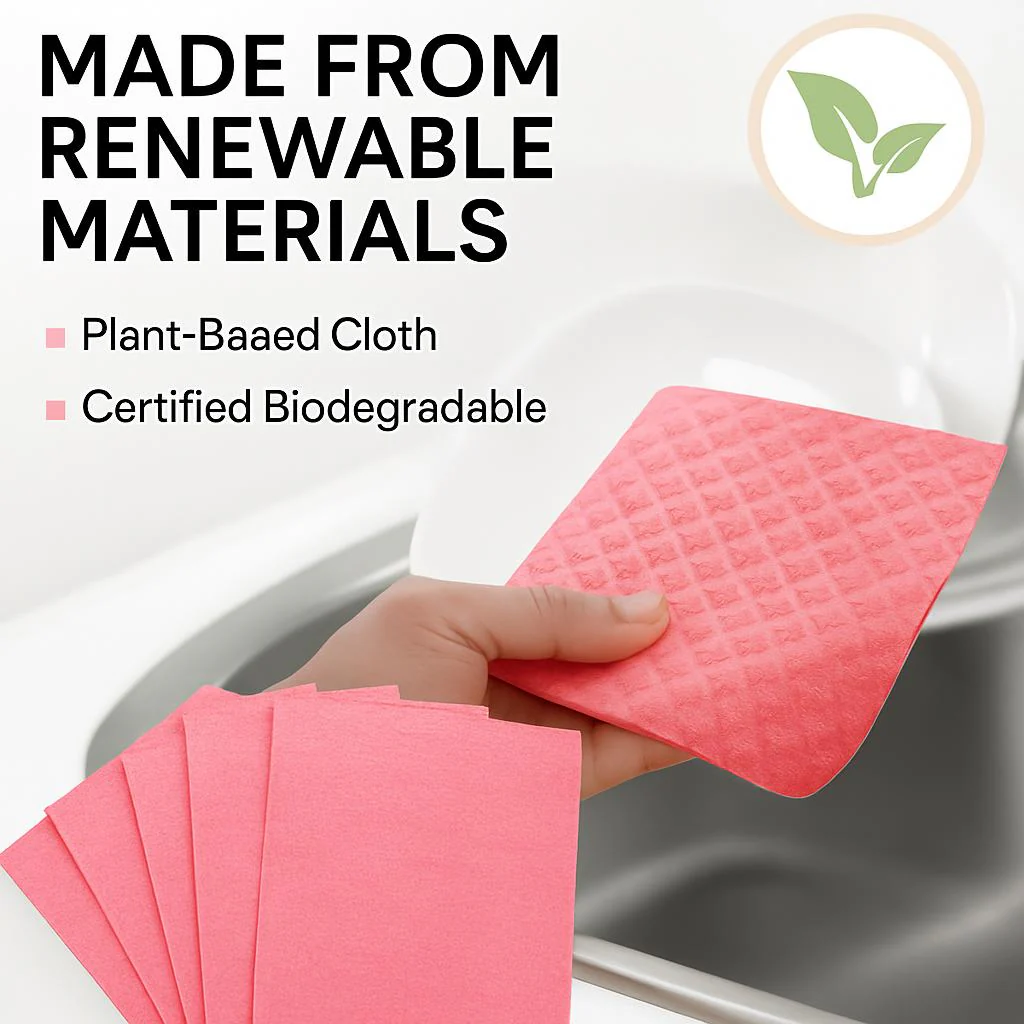 Eco-Friendly Swedish Dishcloth - Biodegradable Cleaning Cloth - Image 8