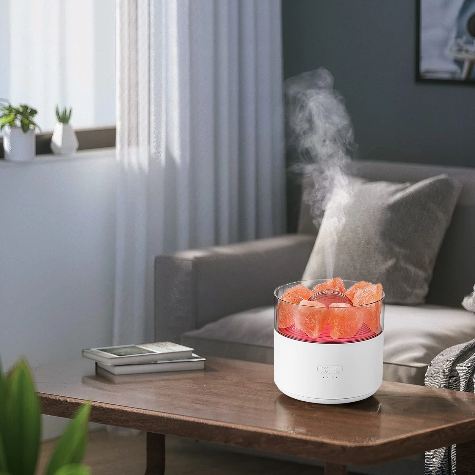 Crystal Salt Aroma Diffuser Humidifier with Ambient Light - Image 16