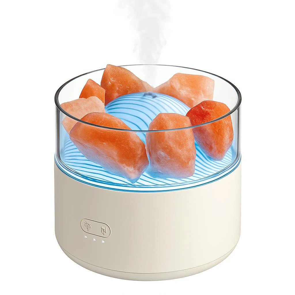 Crystal Salt Aroma Diffuser Humidifier with Ambient Light - Image 8