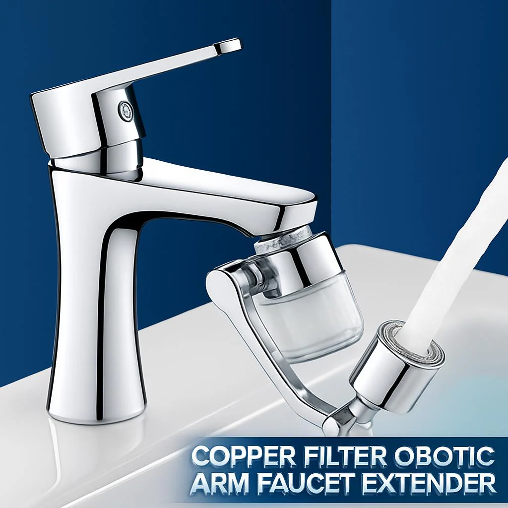 Copper Filter Robotic Arm Faucet Extender - Image 2