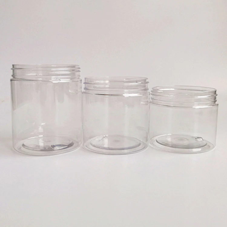 Eco-Friendly Clear Cream Bottles with Black Lids - Image 13