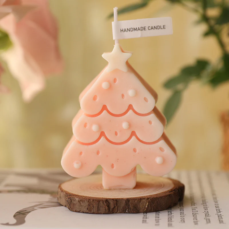 Eco-Friendly Handmade Christmas Tree Candle - Decorative & Biodegradable - Image 20