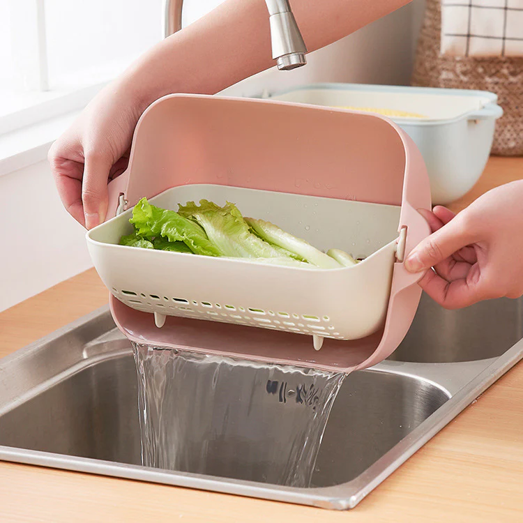 Space-Saving Collapsible Silicone Colander - Image 10