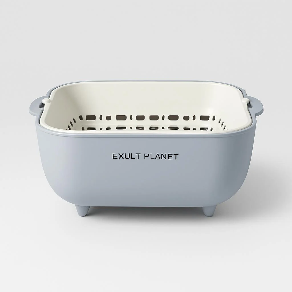 Space-Saving Collapsible Silicone Colander - Image 8