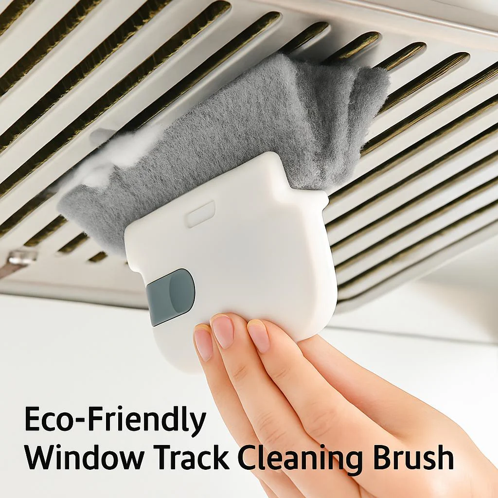 Eco-Friendly Window Track Cleaning Brush - Reusable & Efficient - Image 3