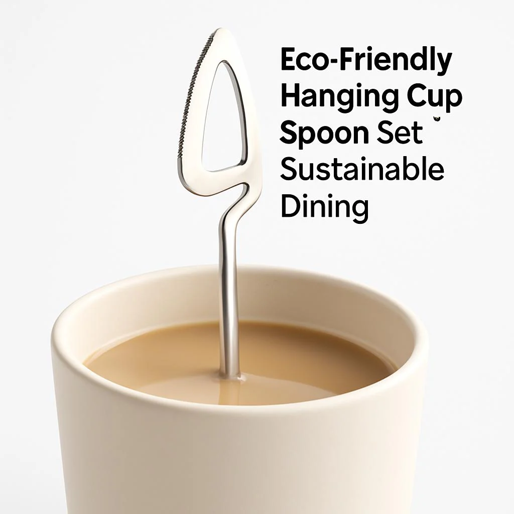 Eco-Friendly Hanging Cup Spoon Set for Sustainable Dining - Image 10
