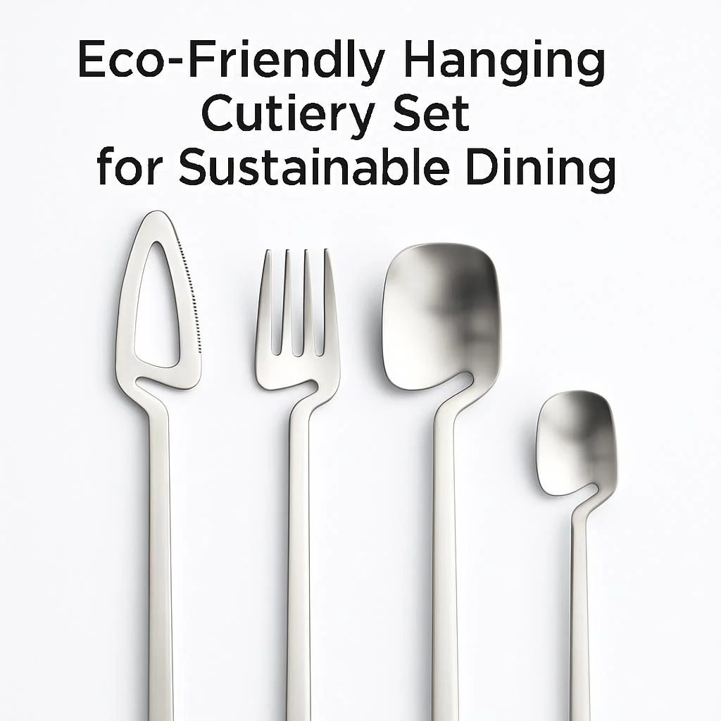 Eco-Friendly Hanging Cup Spoon Set for Sustainable Dining - Image 4