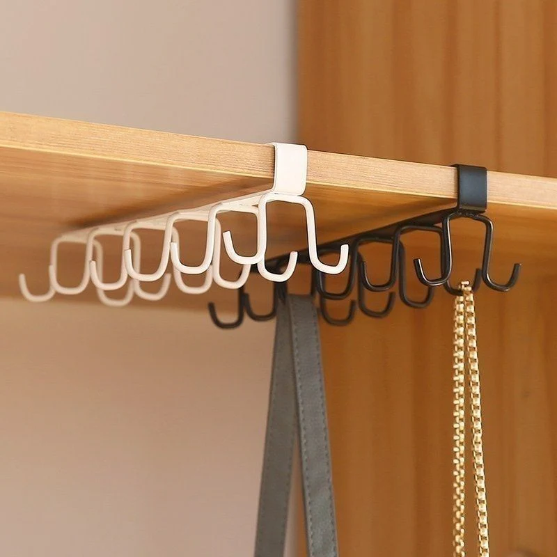 Kitchen Cabinet Hanging Iron Hook Organizer