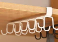 Kitchen Cabinet Hanging Iron Hook Organizer - Image 10