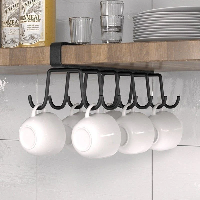 Kitchen Cabinet Hanging Iron Hook Organizer - Image 9