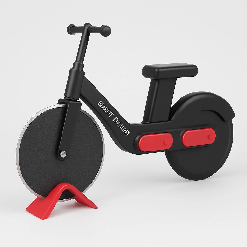 Motorbike Design Pizza Cutter - Eco-Friendly Kitchen Tool - Image 6
