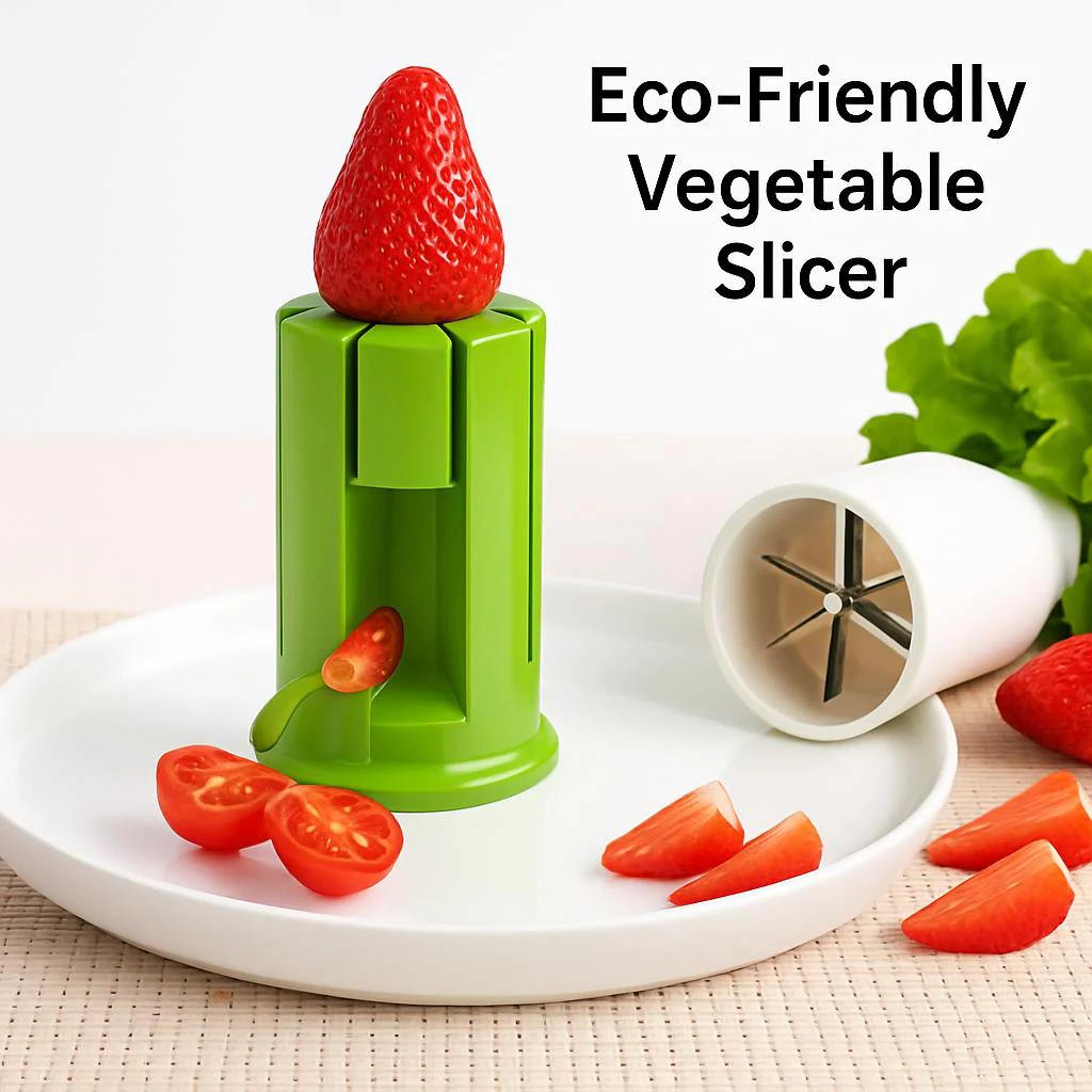 Eco-Friendly Vegetable Slicer - Compact & Durable - Image 3