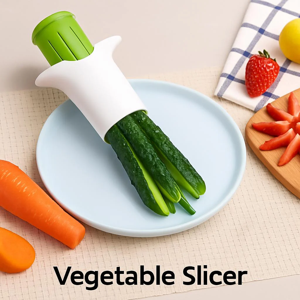 Eco-Friendly Vegetable Slicer - Compact & Durable - Image 6