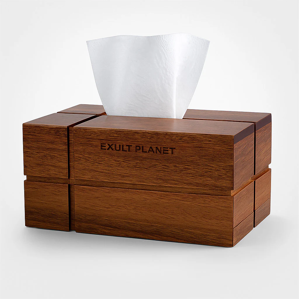 Eco-Friendly Natural Wood Drawer Organizer
