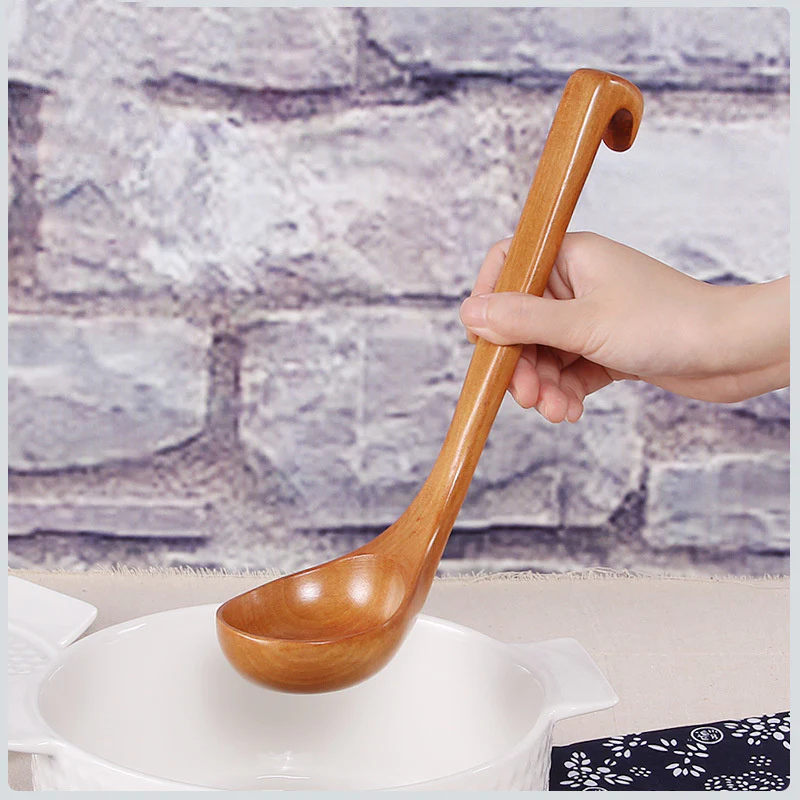 Eco-Friendly Wooden Ladle for Sustainable Cooking - Image 13
