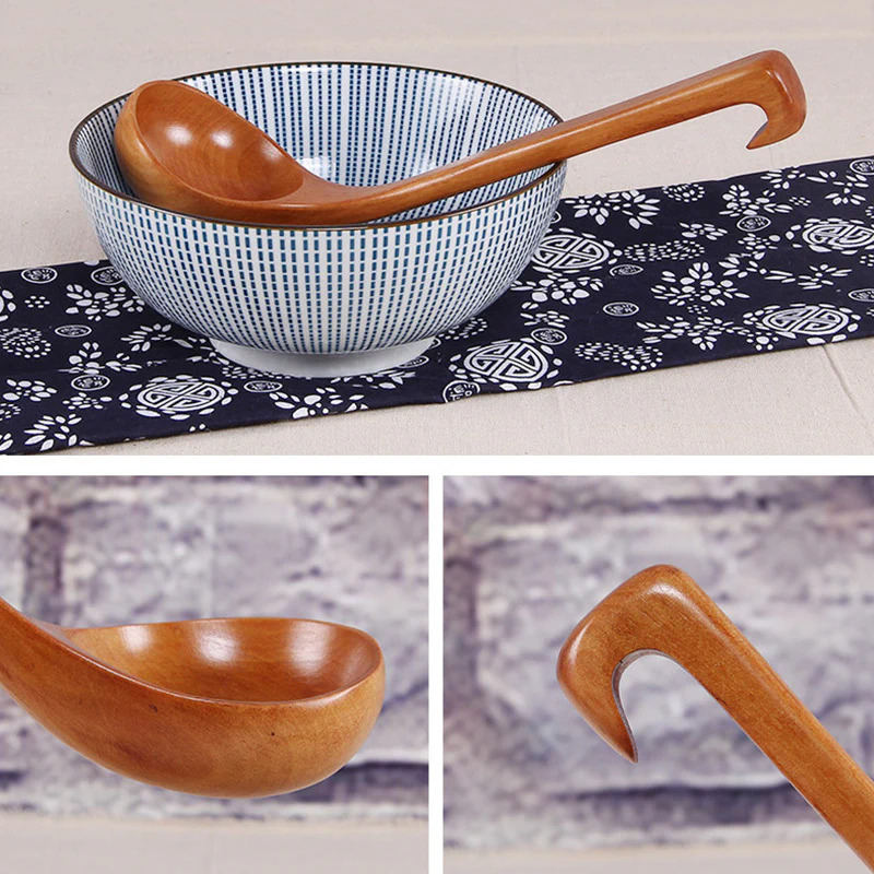 Eco-Friendly Wooden Ladle for Sustainable Cooking - Image 9