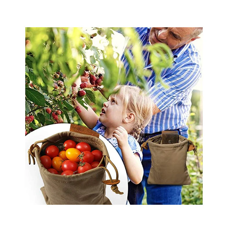 Eco-Friendly Waterproof Waxed Canvas Garden Bag - Image 13