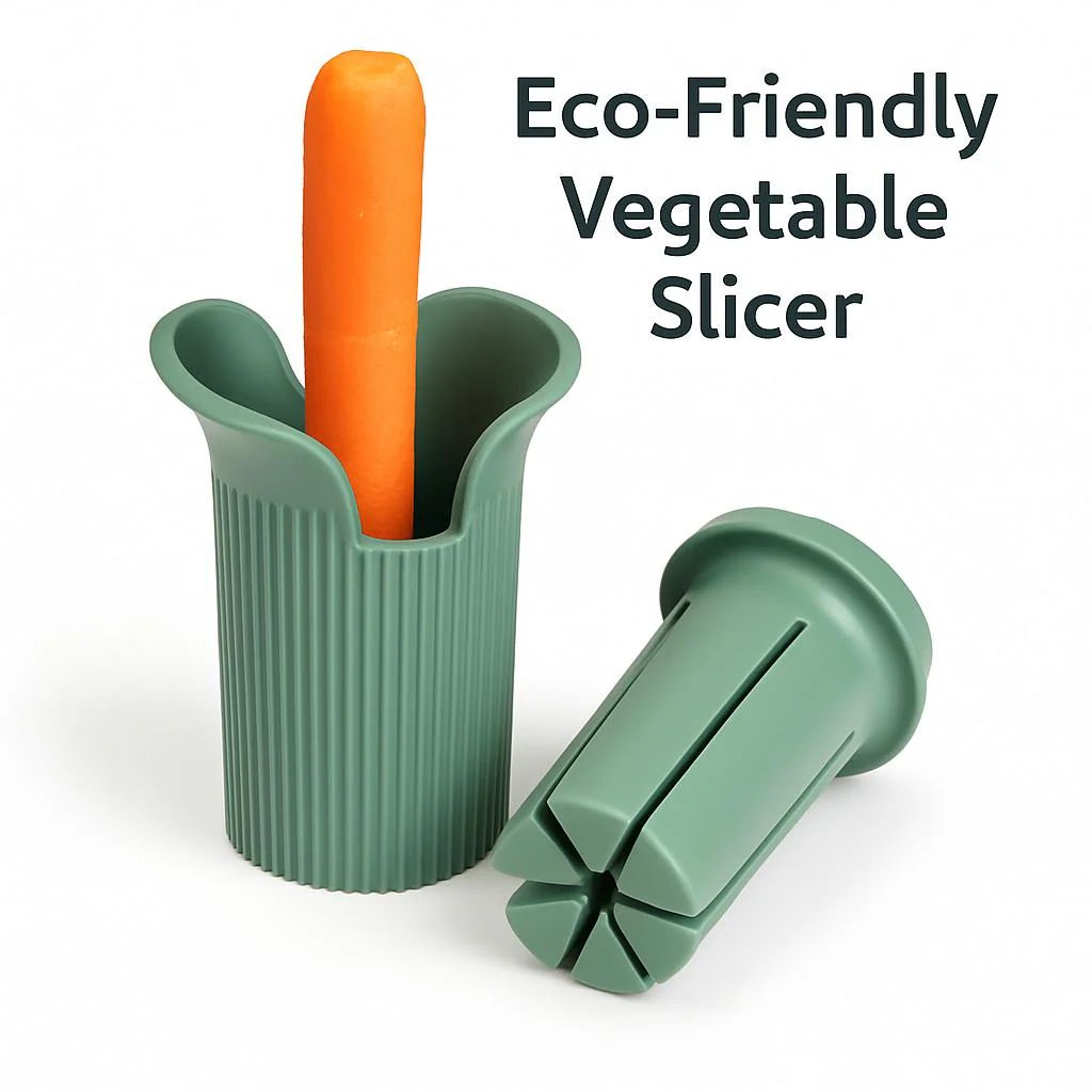 Eco-Friendly Vegetable Slicer - Plastic-Free, Durable, Easy to Clean - Image 4
