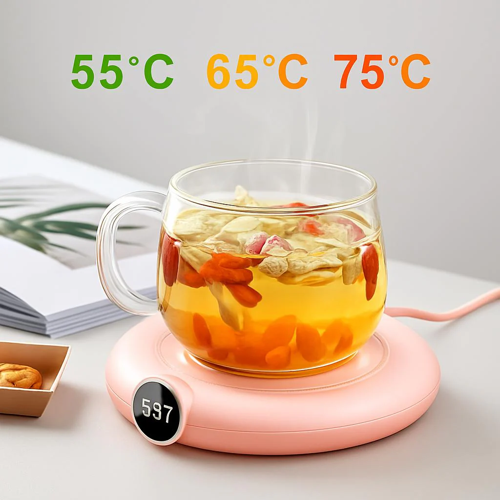 USB Cup Warmer Pad with Adjustable Temperature - Image 4