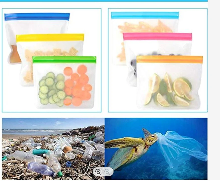 Eco-Friendly Reusable Silicone Food Storage Bags - Sustainable Kitchen Solution - Image 15