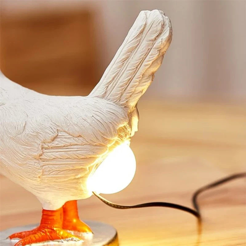 Decorative Night Lights Simulated Animal Funny Easter Home Decor Party Carnival Chicken Lamp Chick Night Light Ornaments - Image 3