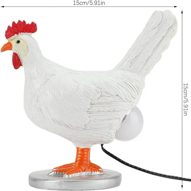 Decorative Night Lights Simulated Animal Funny Easter Home Decor Party Carnival Chicken Lamp Chick Night Light Ornaments - Image 5