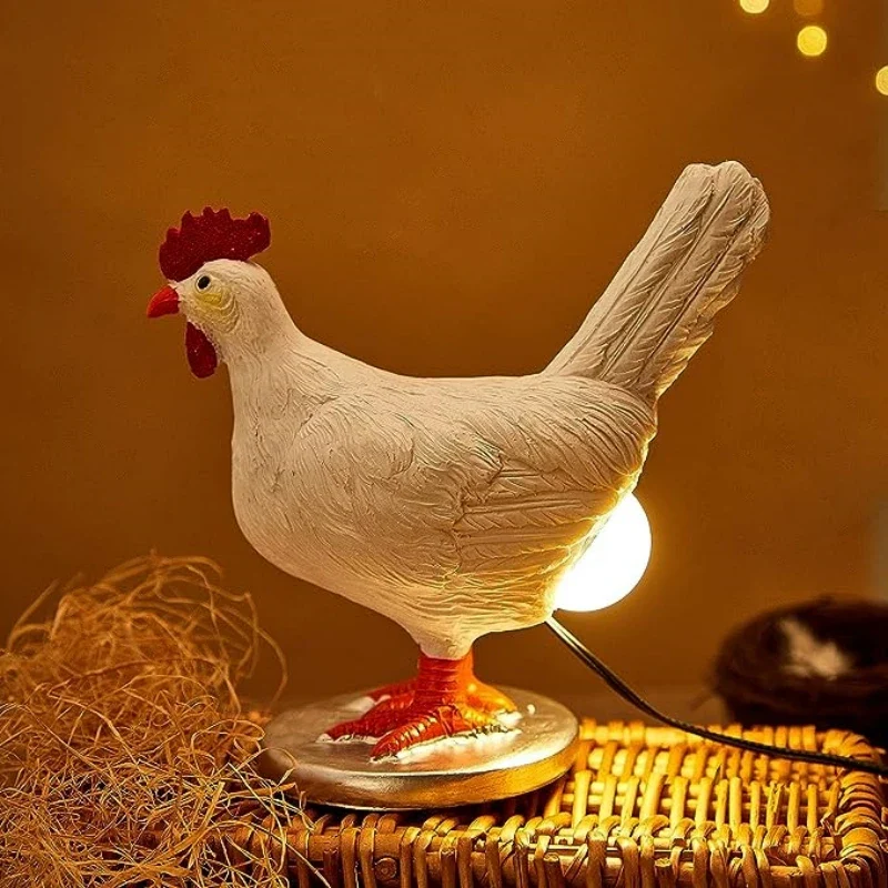 Decorative Night Lights Simulated Animal Funny Easter Home Decor Party Carnival Chicken Lamp Chick Night Light Ornaments - Image 6