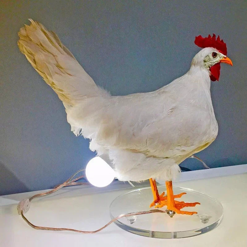 Decorative Night Lights Simulated Animal Funny Easter Home Decor Party Carnival Chicken Lamp Chick Night Light Ornaments - Image 9