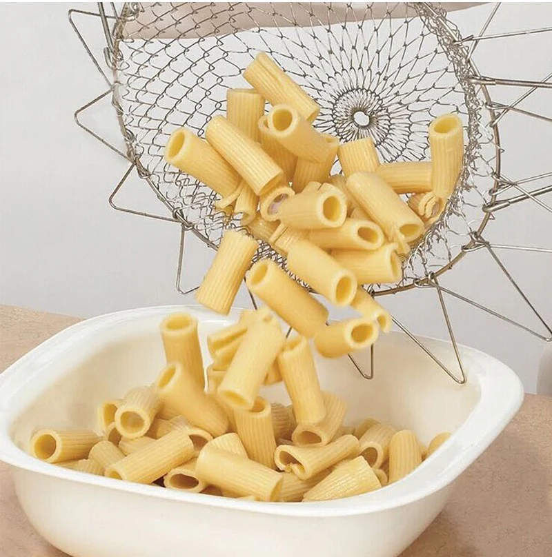 Collapsible Stainless Steel Cooking Basket - Eco-Friendly Kitchen Tool - Image 16