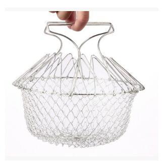 Collapsible Stainless Steel Cooking Basket - Eco-Friendly Kitchen Tool - Image 21