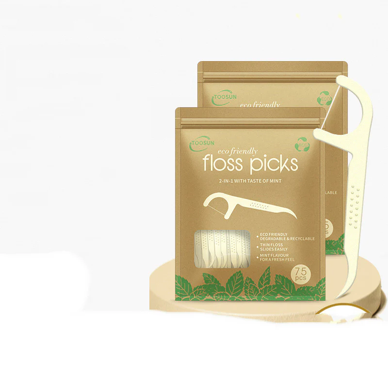 Eco-Friendly Mint Floss Picks - Biodegradable & Plastic-Free Oral Care - Image 13