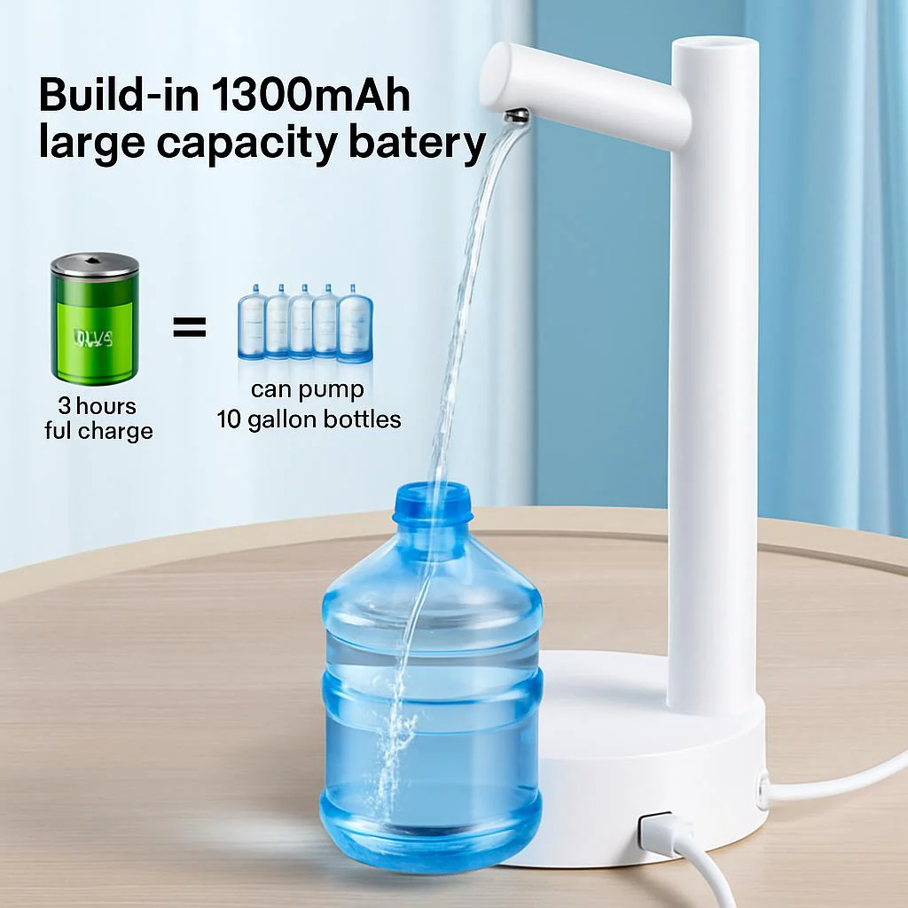 Eco-Friendly Rechargeable Electric Water Jug Dispenser - Image 5