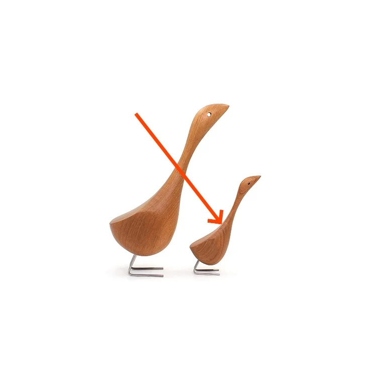 Eco-Friendly Wooden Bird Figurines - Sustainable Home Décor - Image 14