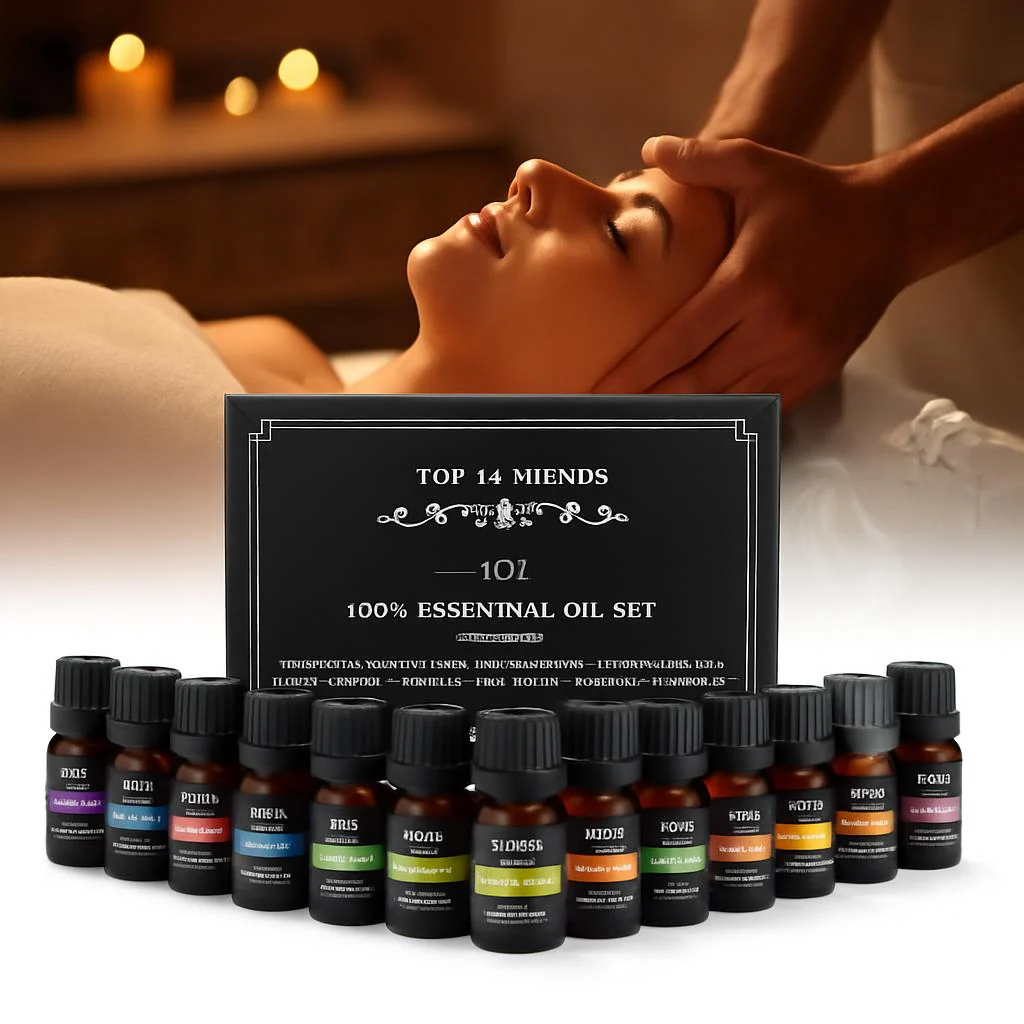 Aromatherapy Essential Oil Set for Wellness and Relaxation - Image 2