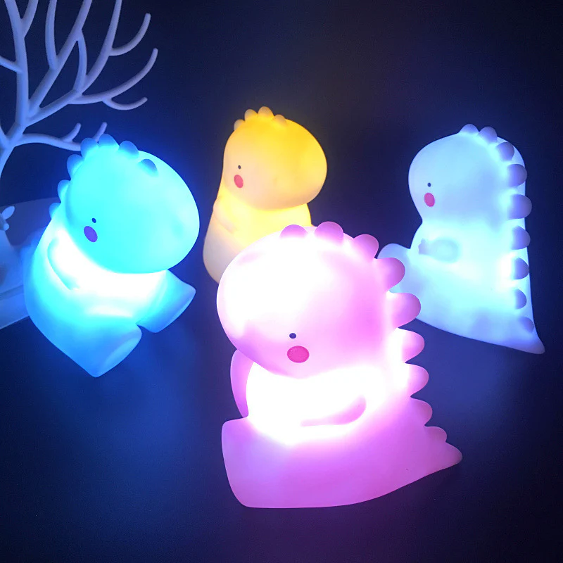 Pink Dinosaur LED Night Light for Kids - Image 10