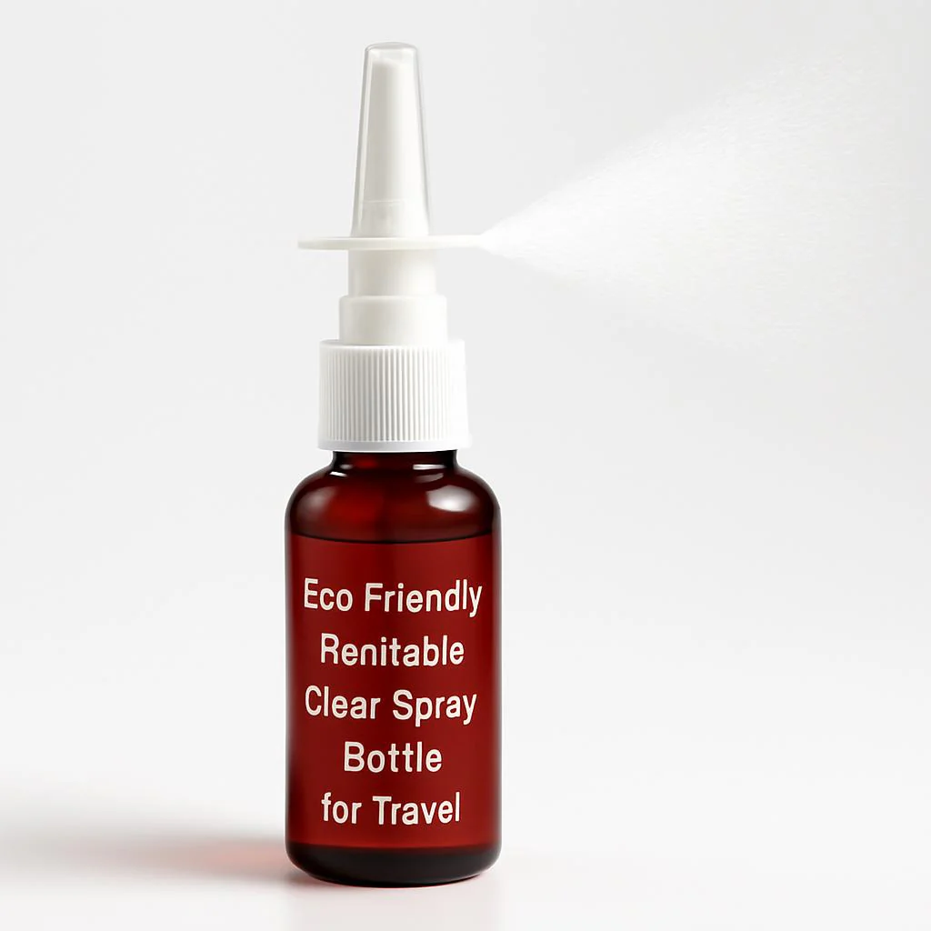 Eco-Friendly Refillable Clear Spray Bottle for Travel - Image 7