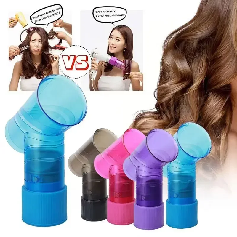 DIY Hair Diffuser Salon Magic Hair Roller Drying Cap Blow Dryer Wind Curl Hair Dryer Cover Hair Care Styling Tools Accessory - Image 3