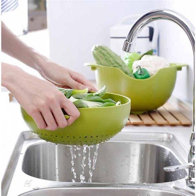 Eco-Friendly Biodegradable Colander - Light Green Kitchen Essential - Image 10