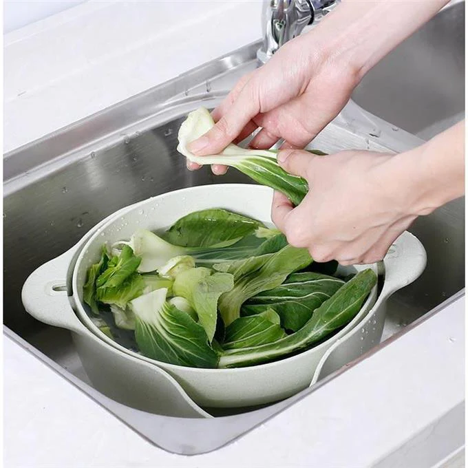 Eco-Friendly Biodegradable Colander - Light Green Kitchen Essential - Image 11
