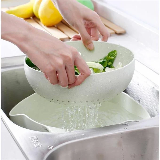 Eco-Friendly Biodegradable Colander - Light Green Kitchen Essential - Image 9