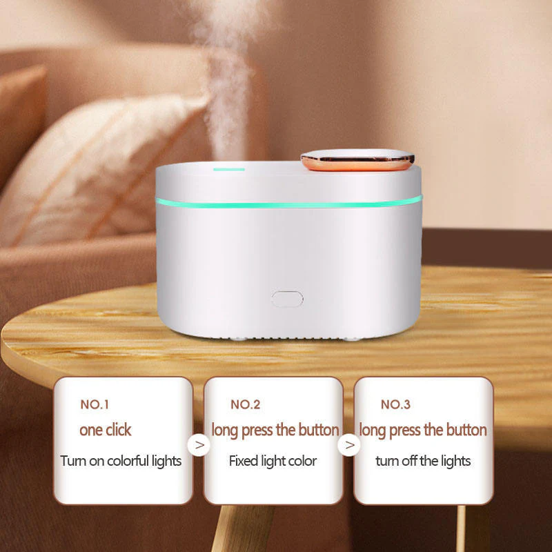 Eco-Friendly LED Humidifier with Aromatherapy Function - Image 13