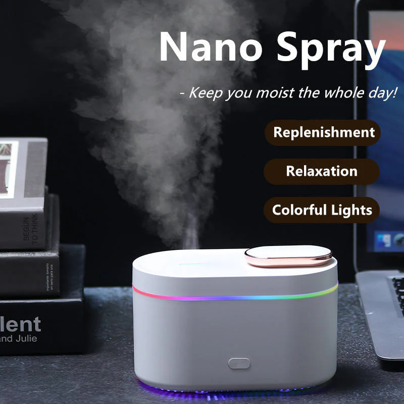 Eco-Friendly LED Humidifier with Aromatherapy Function - Image 14