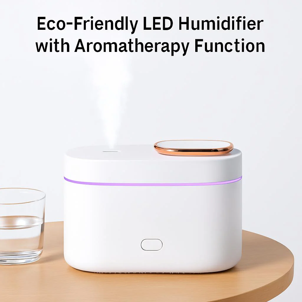 Eco-Friendly LED Humidifier with Aromatherapy Function - Image 4