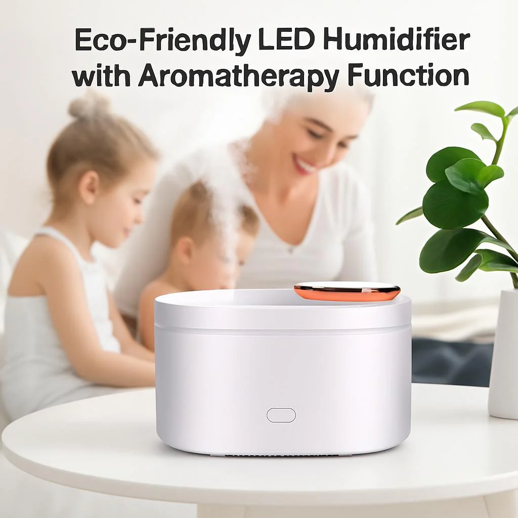 Eco-Friendly LED Humidifier with Aromatherapy Function - Image 5