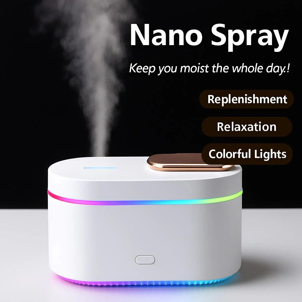 Eco-Friendly LED Humidifier with Aromatherapy Function - Image 7