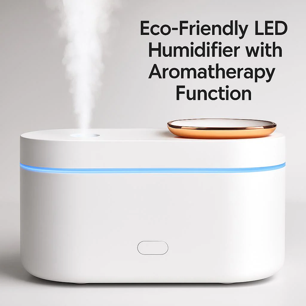 Eco-Friendly LED Humidifier with Aromatherapy Function - Image 8