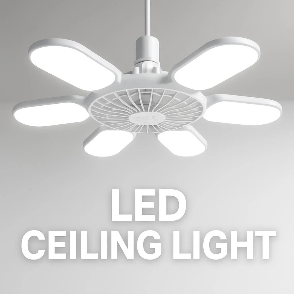 Energy-Efficient LED Ceiling Fan with Air Circulation - Image 2