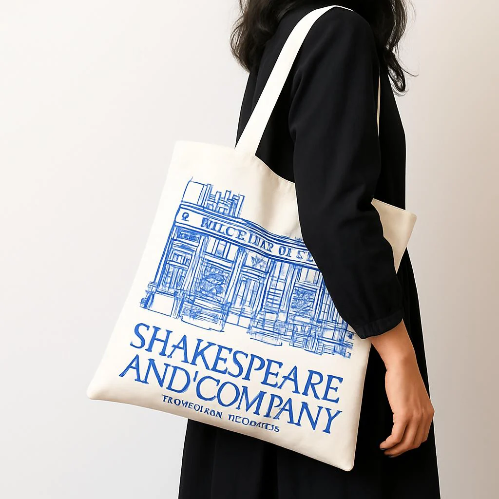Eco-Friendly Cotton Shoulder Bag for Students - Image 3