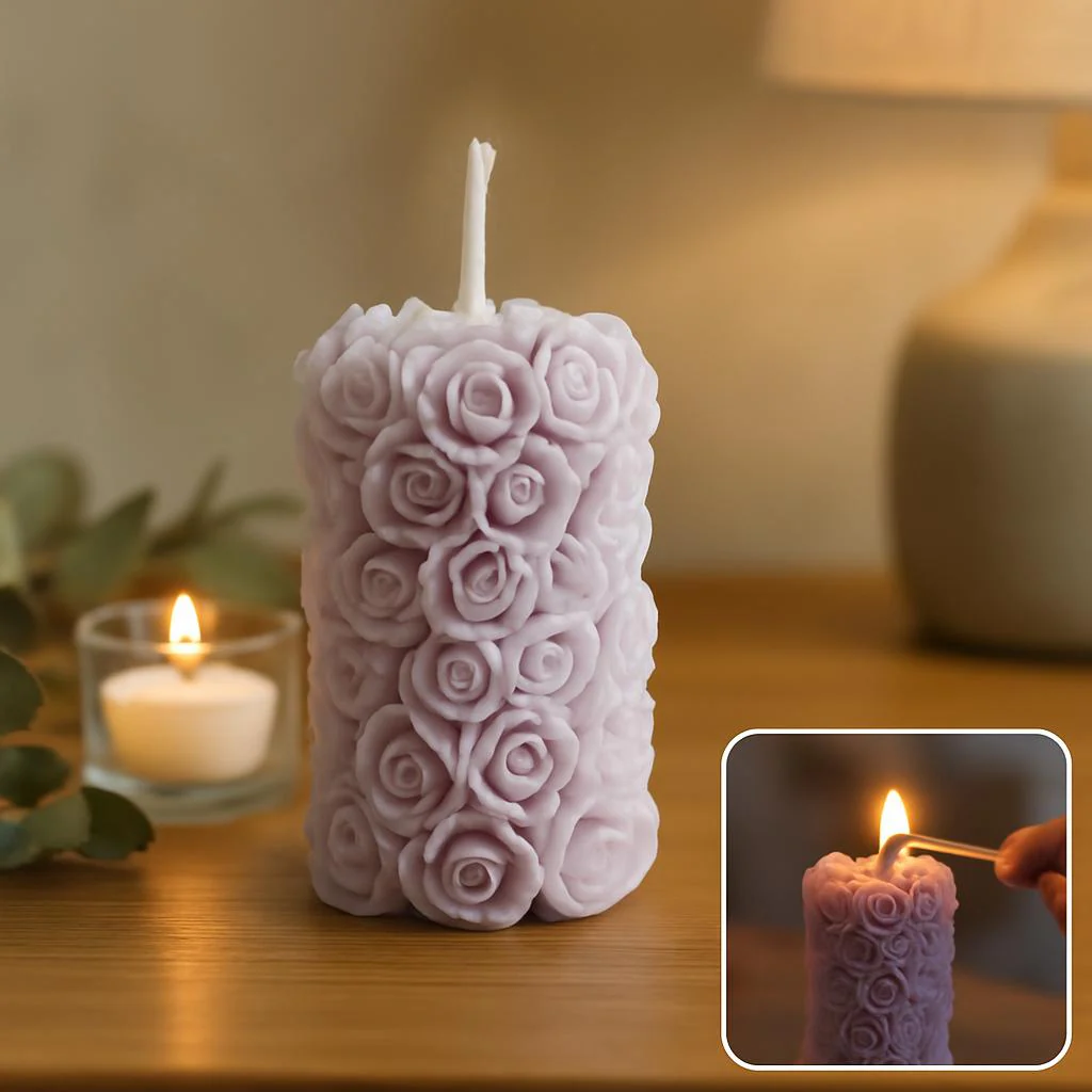 Eco-Friendly Designer Candle – Artisan Soy Wax, Unique Shapes for Home Décor & Events - Image 11